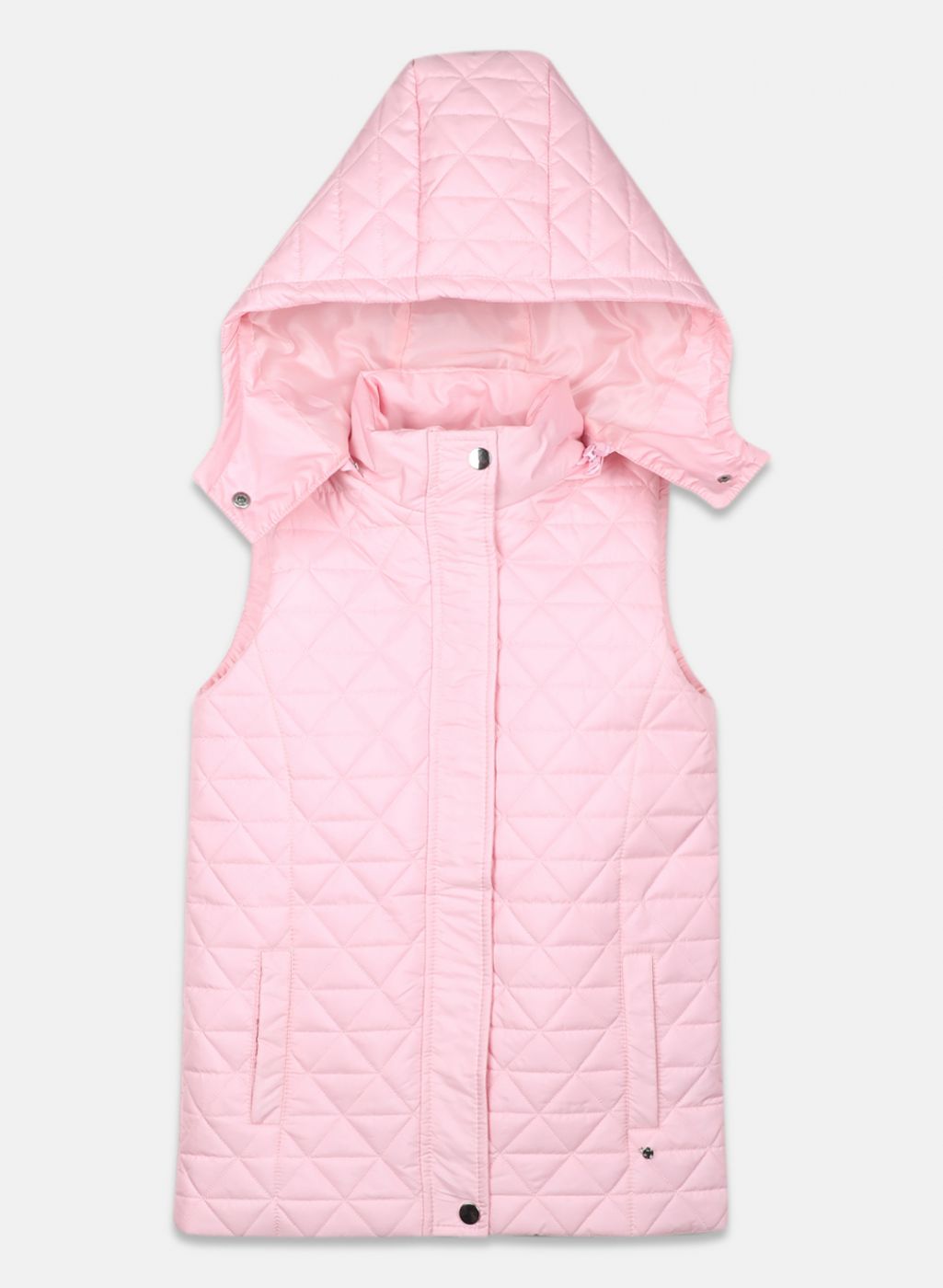 Girls Pink Solid Jacket
