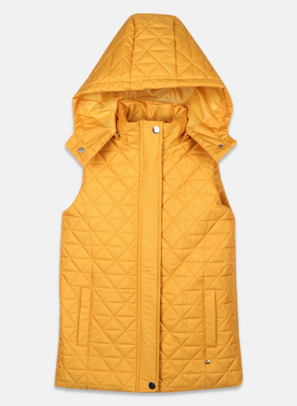 Girls Mustard Solid Jacket