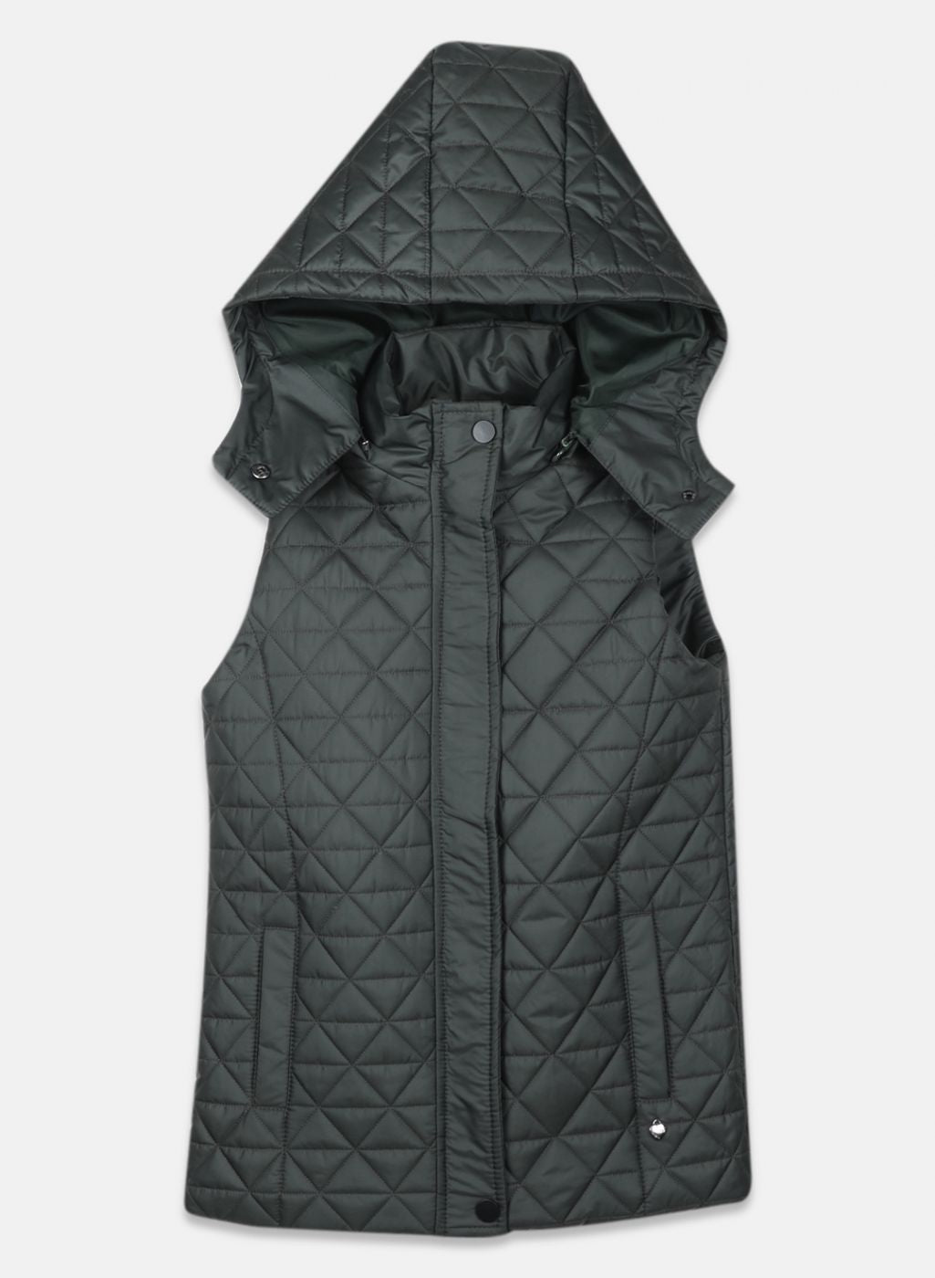 Girls Olive Solid Jacket