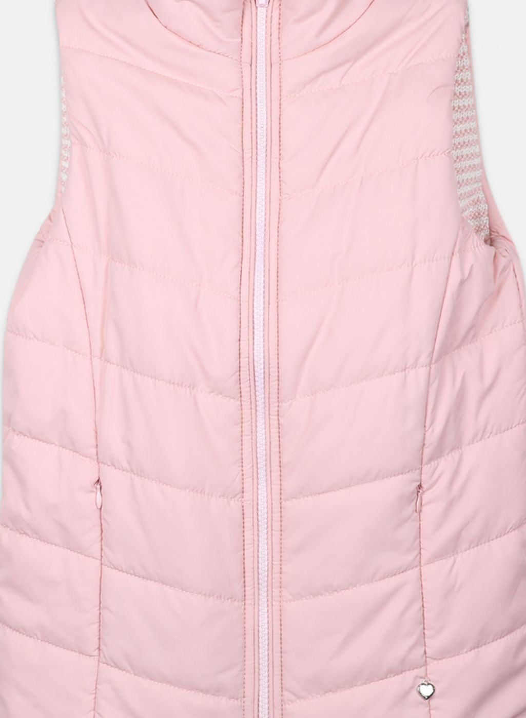 Girls Pink Check Jacket
