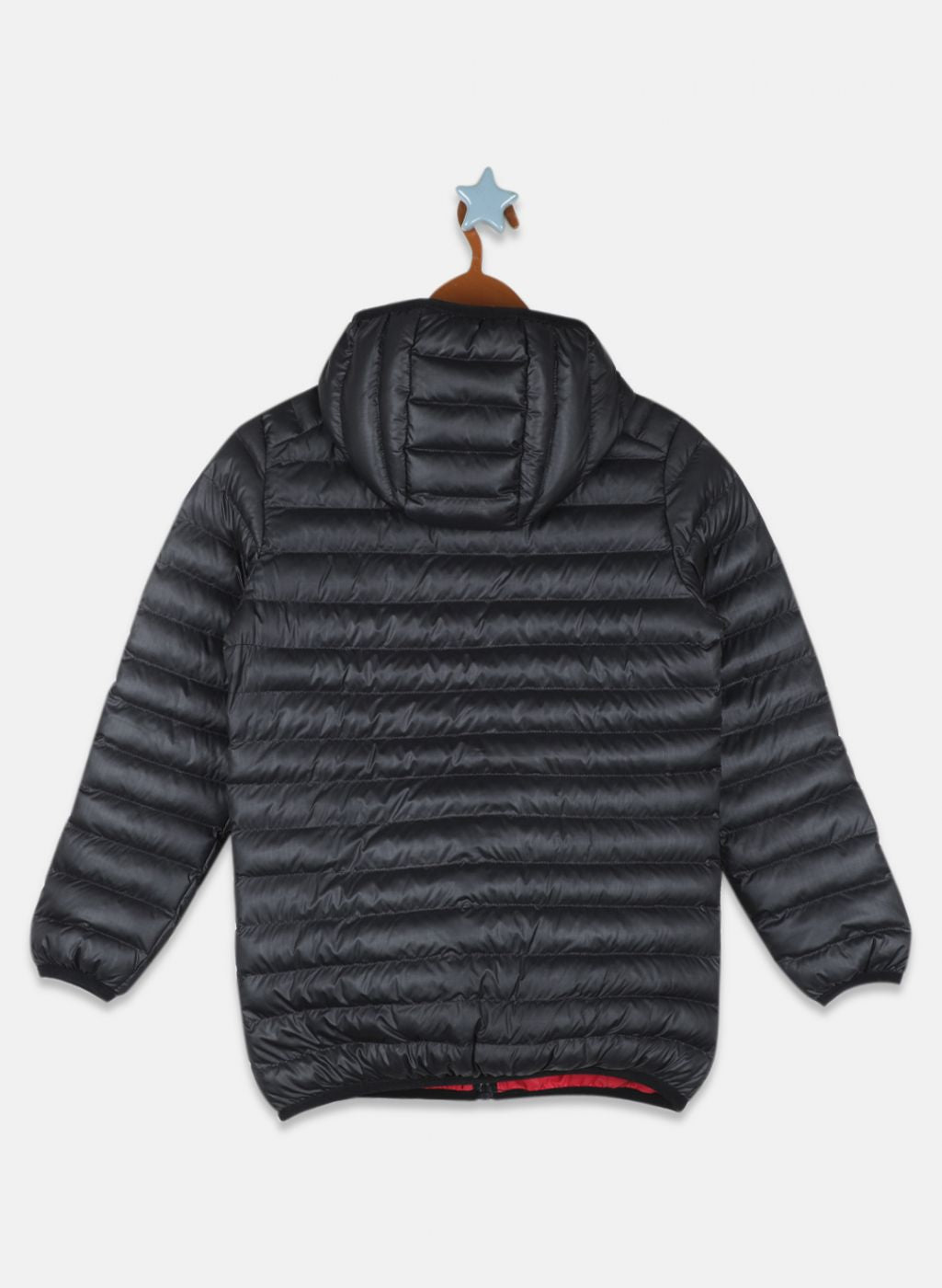 Girls Black Solid Jacket