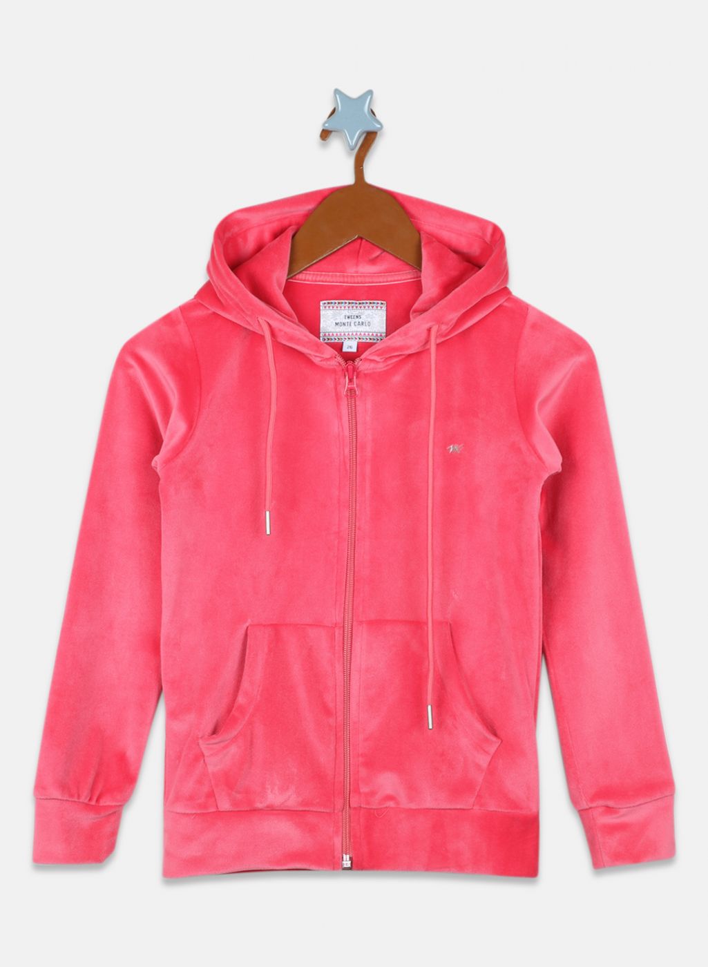 Buy Girls Pink Solid Sweatshirt Online in India Monte Carlo