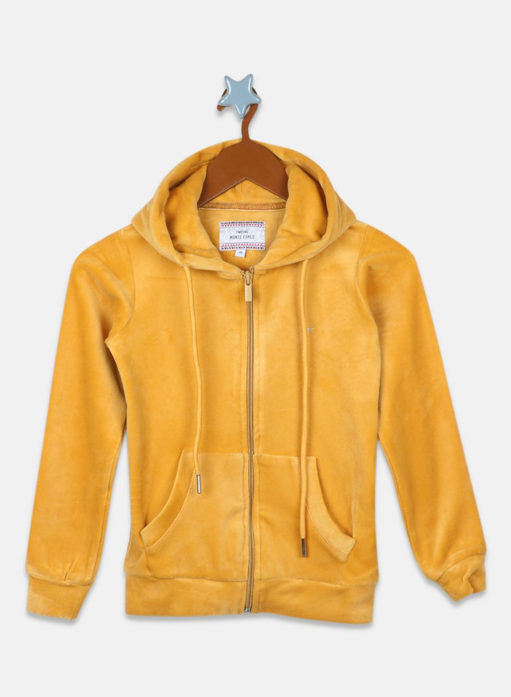 Buy Girls Mustard Solid Sweatshirt Online in India Monte Carlo