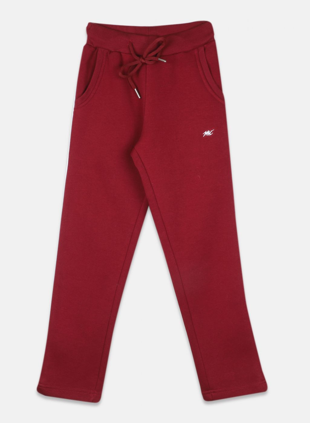 Girls Burgundy Regular Fit Lower