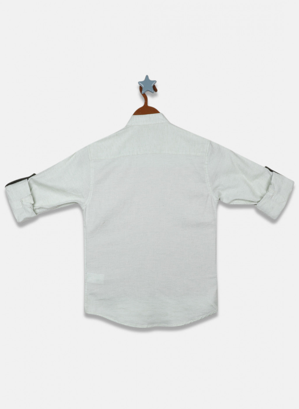 Boys Green Solid Shirt