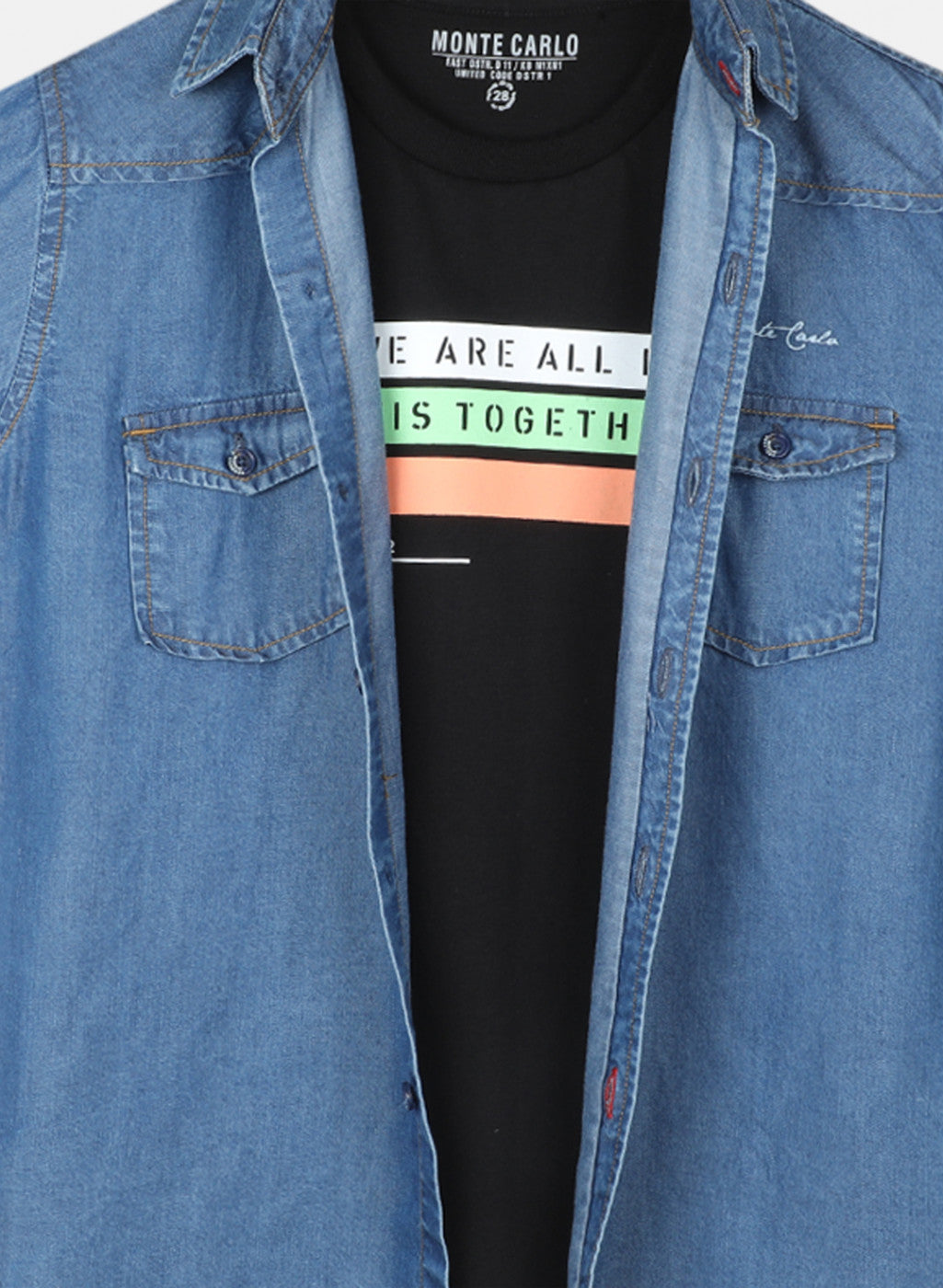 Boys Blue Solid Shirt