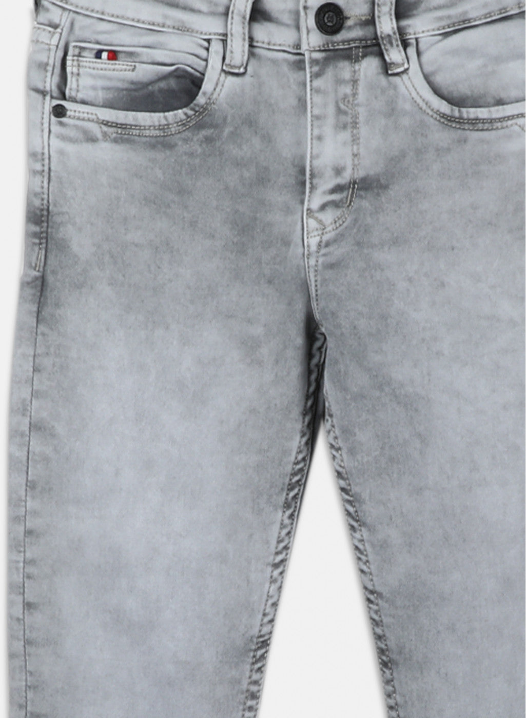 Boys Grey Slim Fit Denim
