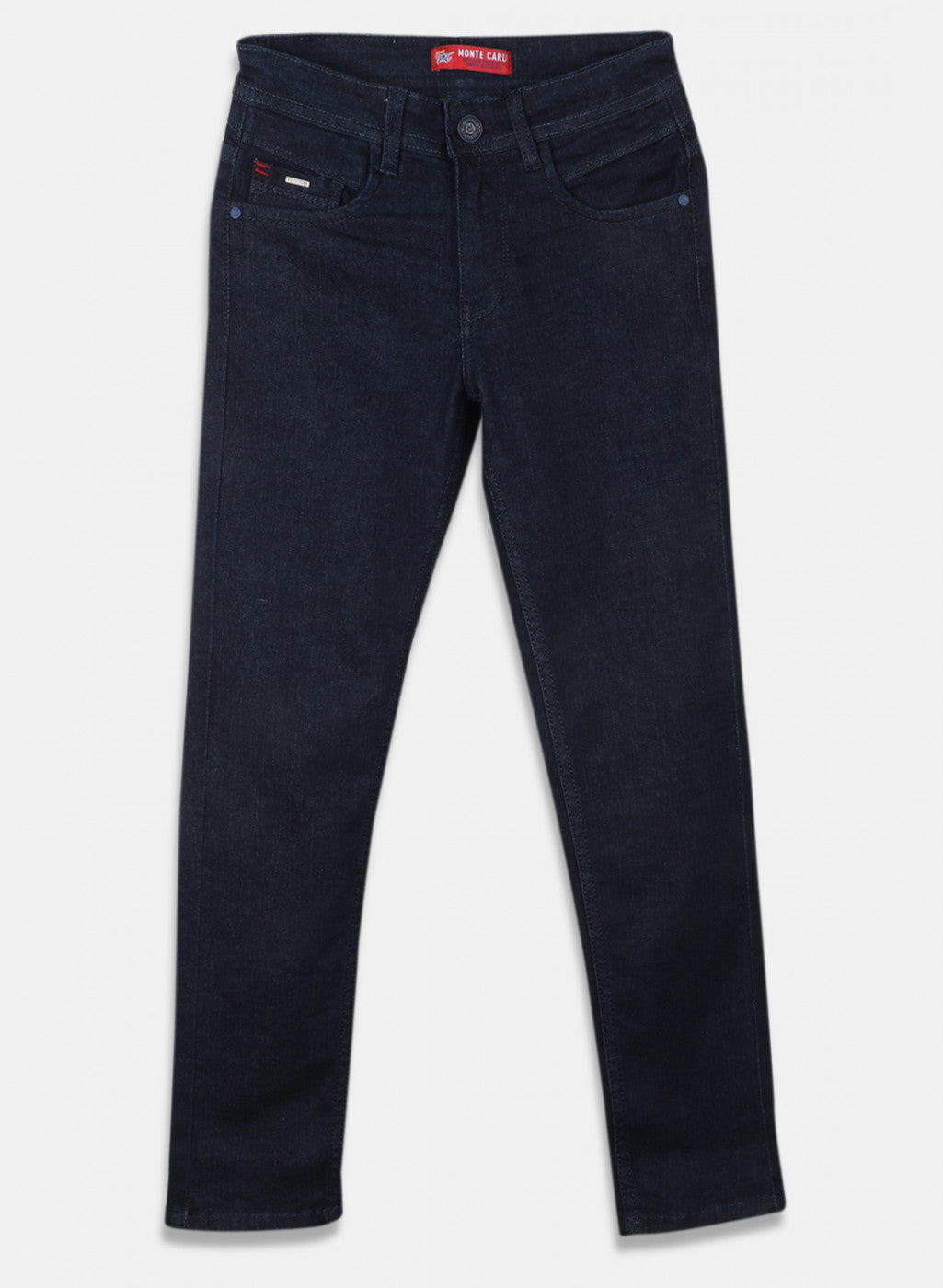 Boys Navy Blue Regular Fit Denim