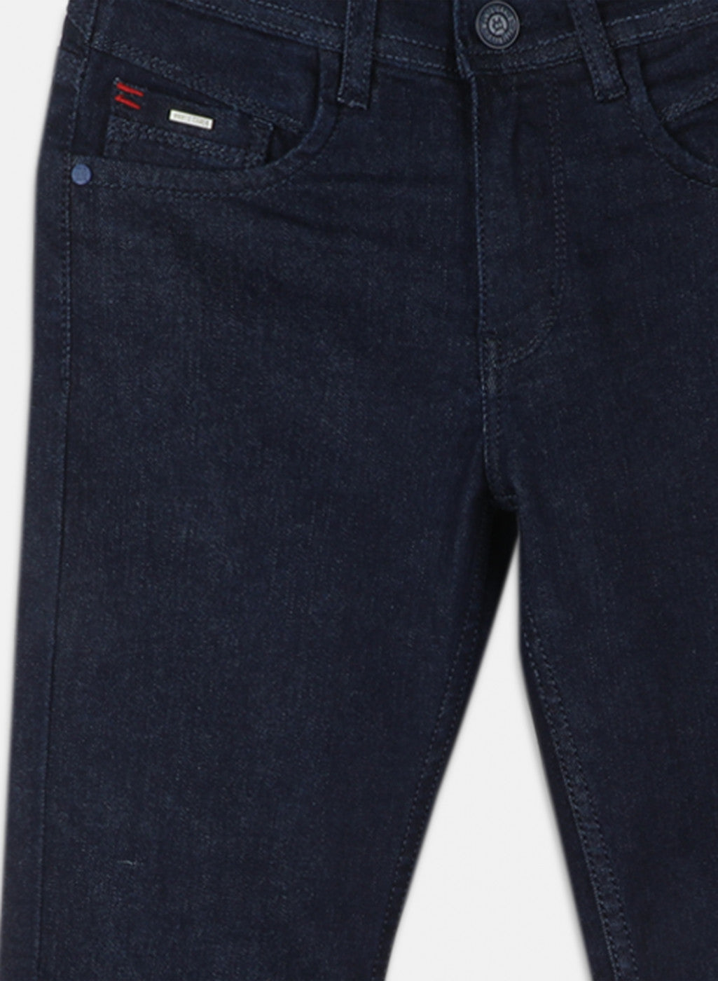 Boys Navy Blue Regular Fit Denim