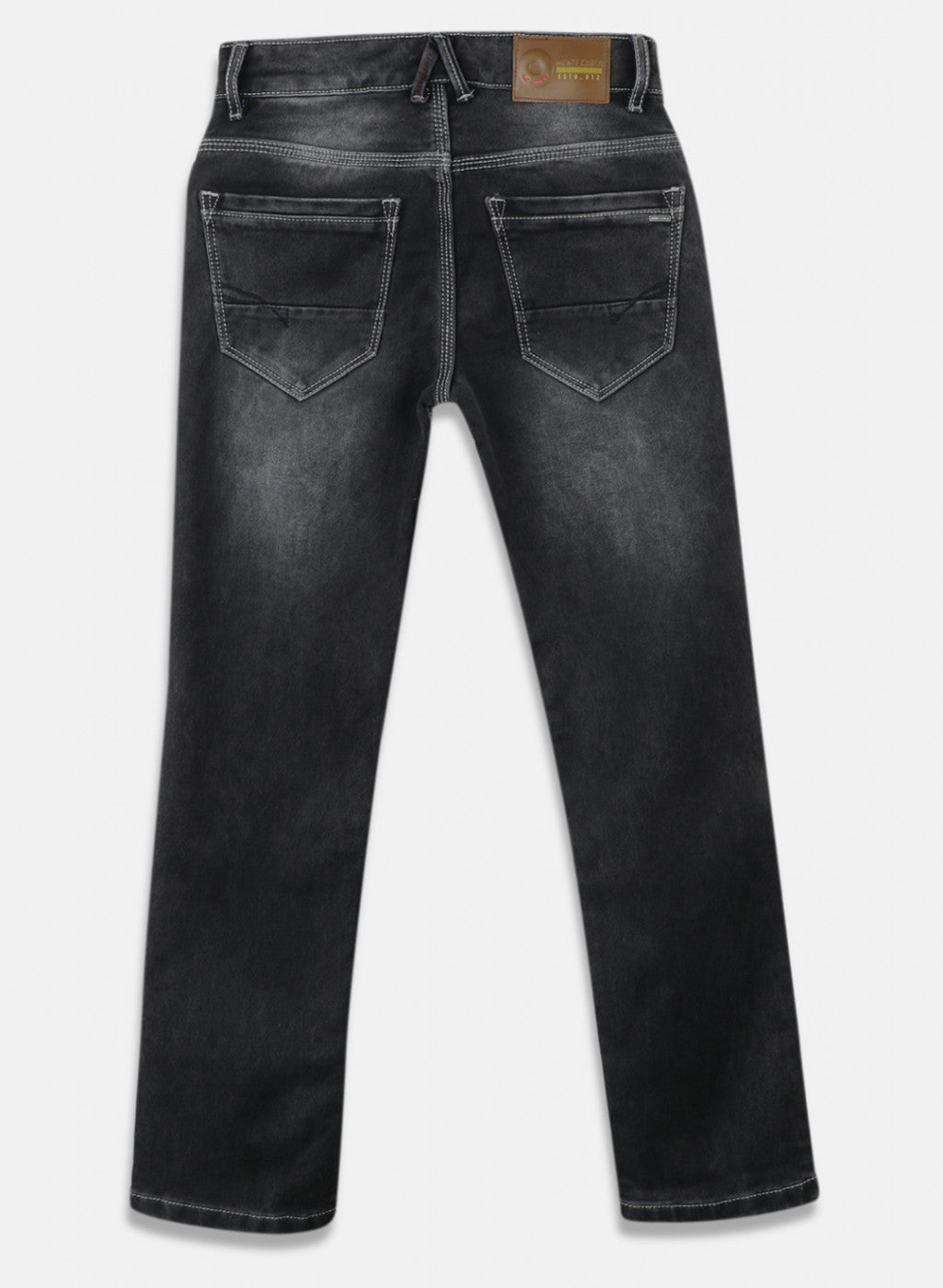 Boys Grey Regular Fit Denim