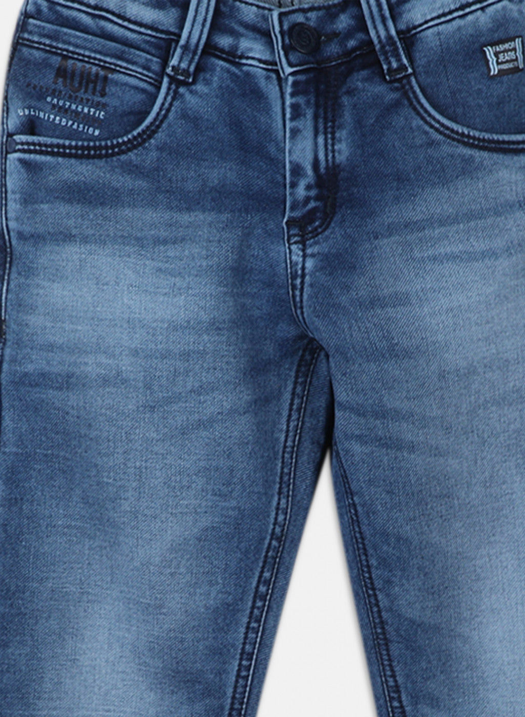 Boys Blue Regular Fit Denim