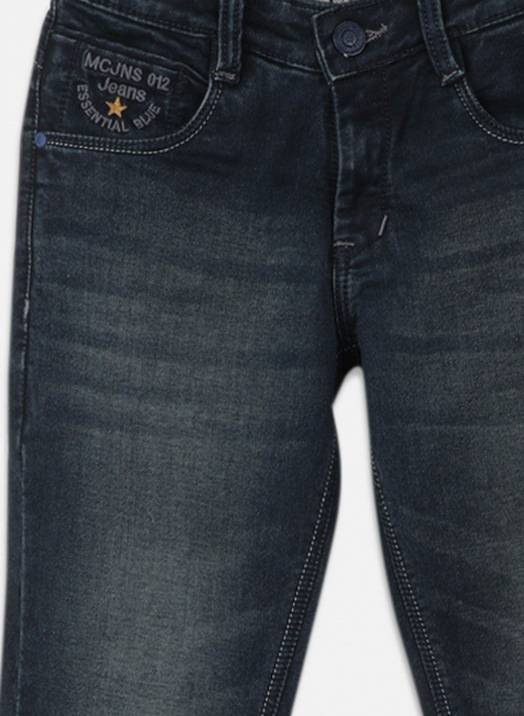 Boys Navy Blue Tailor Fit Denim