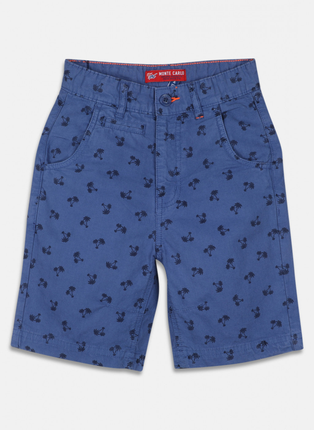 Boys Blue Printed Short