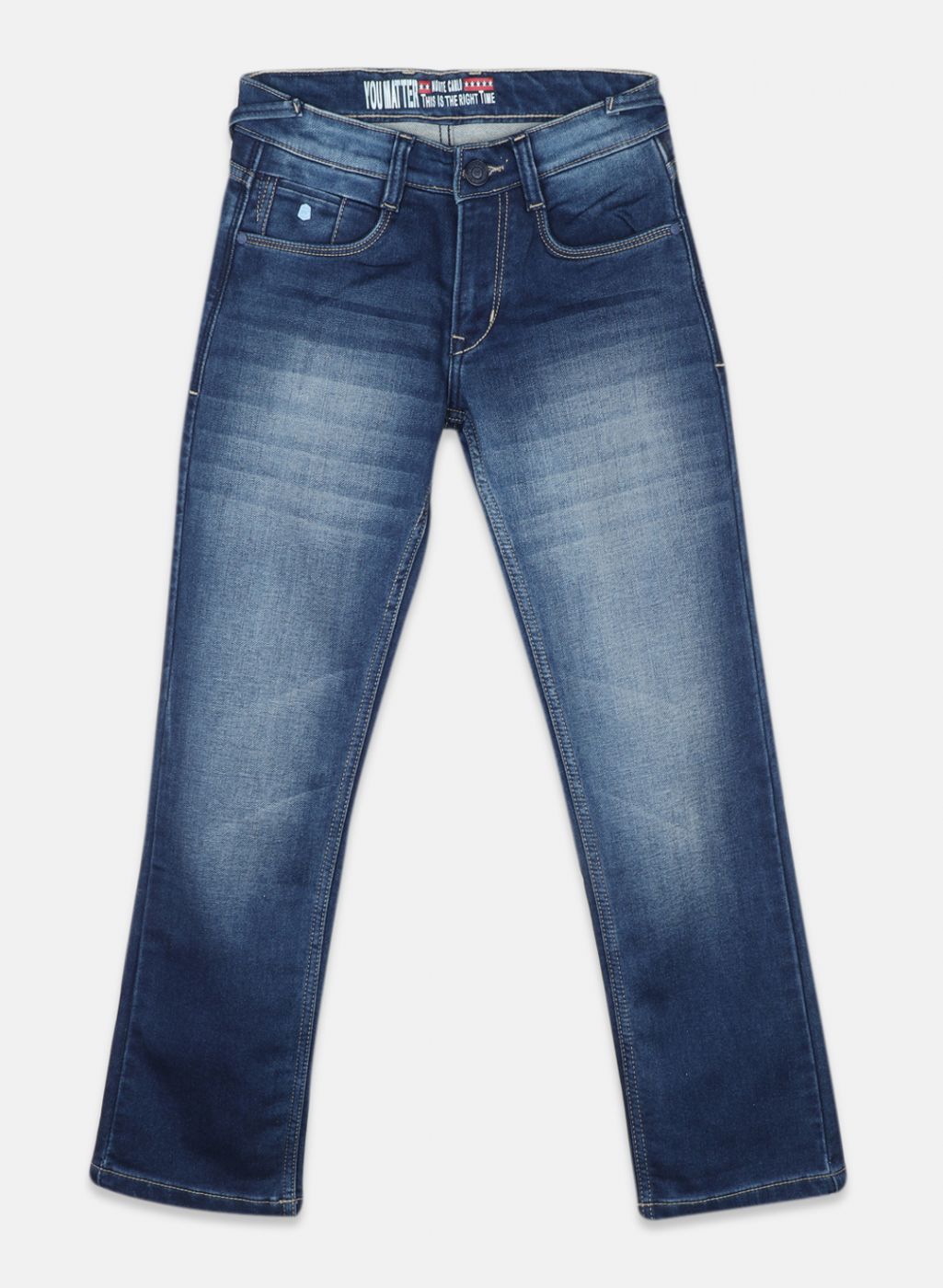 Boys Blue Regular Fit Denim