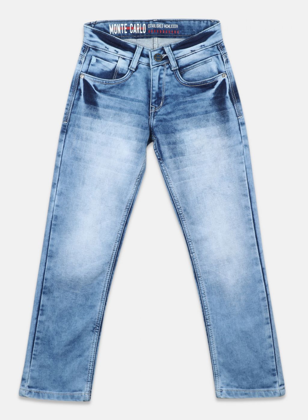 Boys Blue Regular Fit Denim