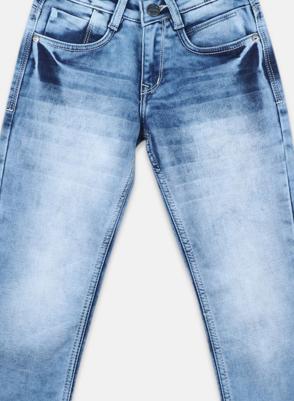 Boys Blue Regular Fit Denim