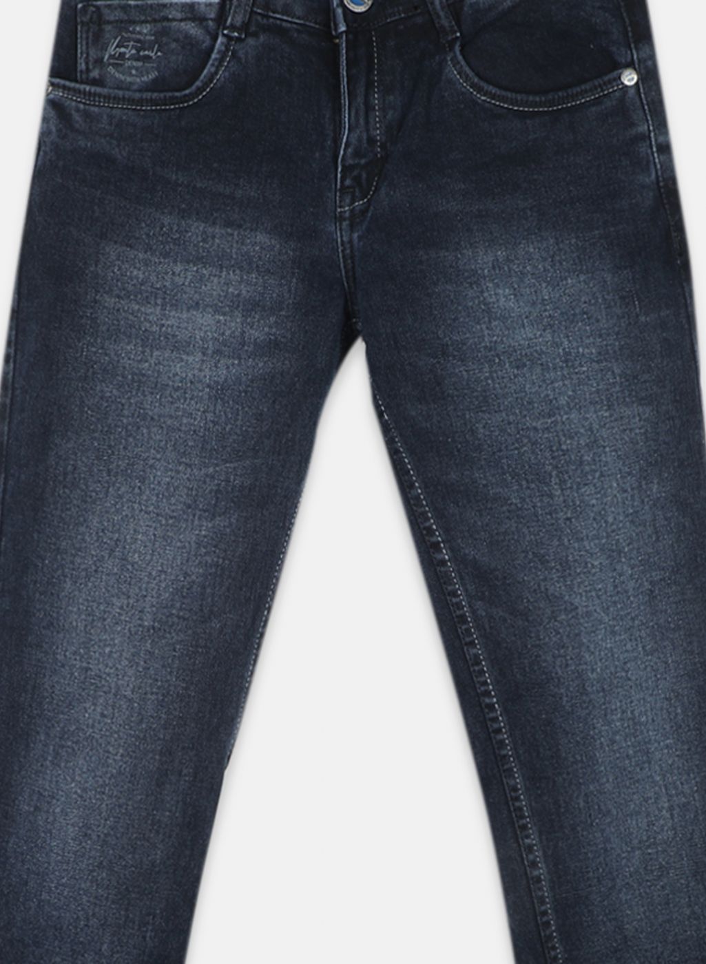 Boys NAvy Blue Regular Fit Denim