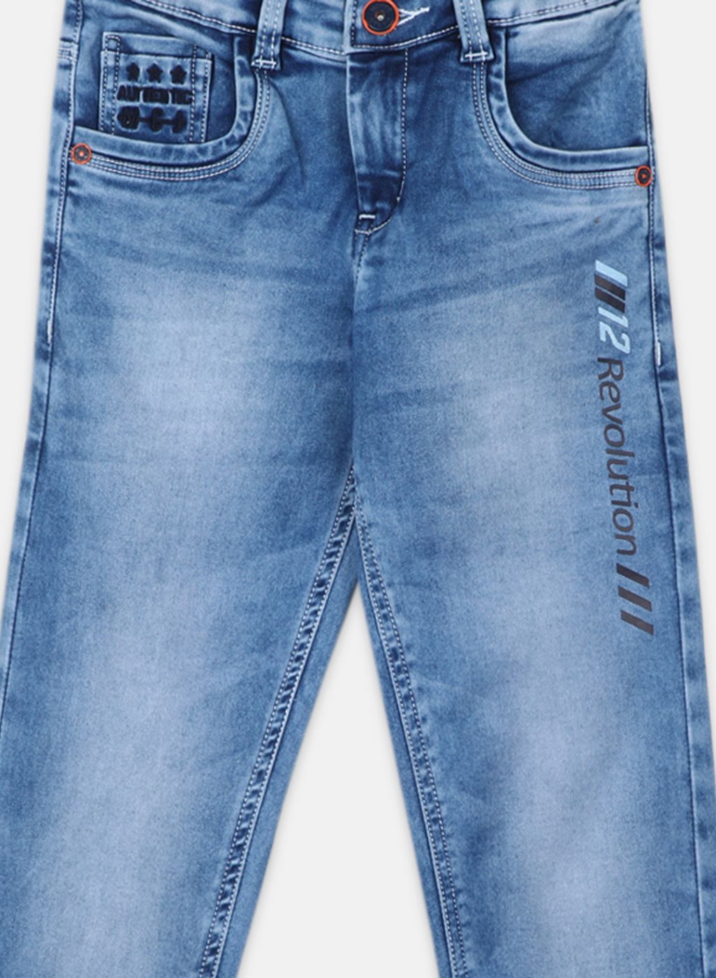 Boys Blue Regular Fit Denim