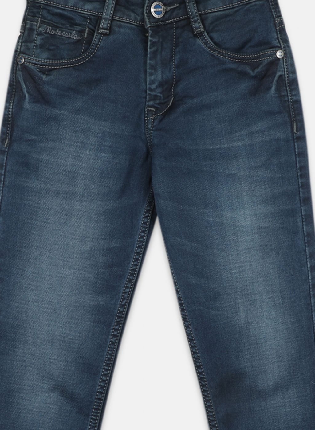 Boys NAvy Blue Regular Fit Denim
