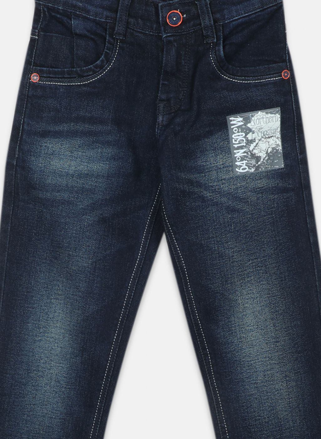 Boys Blue Regular Fit Denim