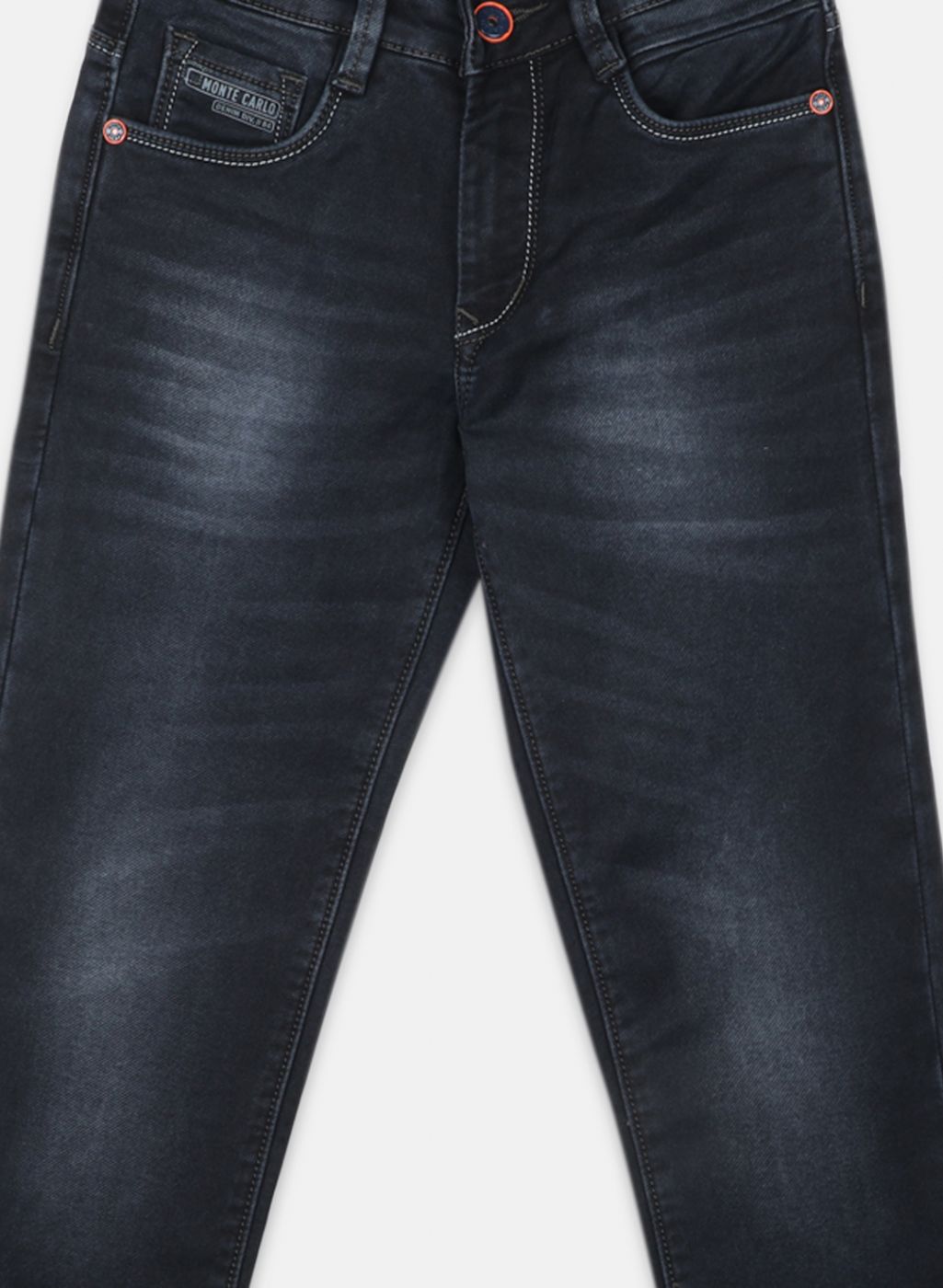 Boys Grey Regular Fit Denim