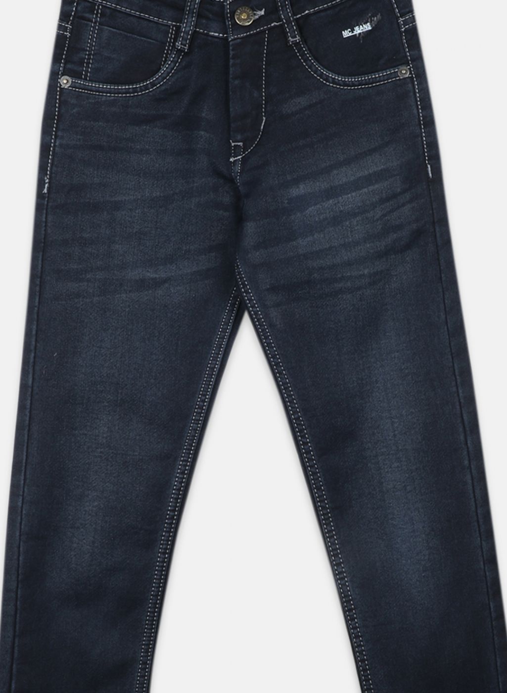 Boys Grey Slim Fit Denim