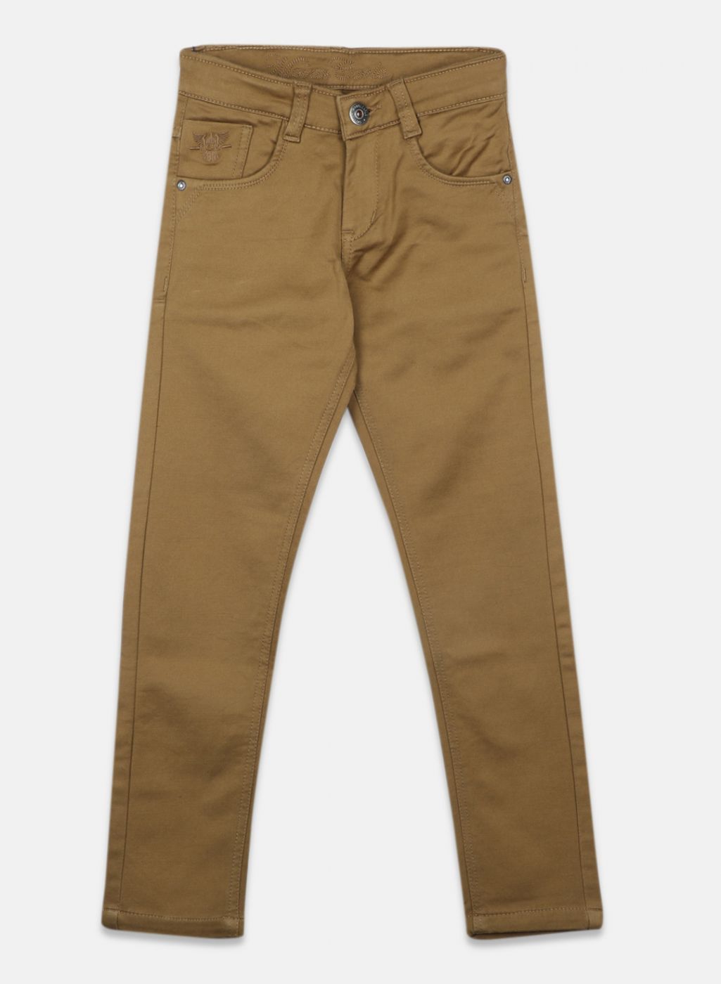 Boys Khaki Slim Fit Denim