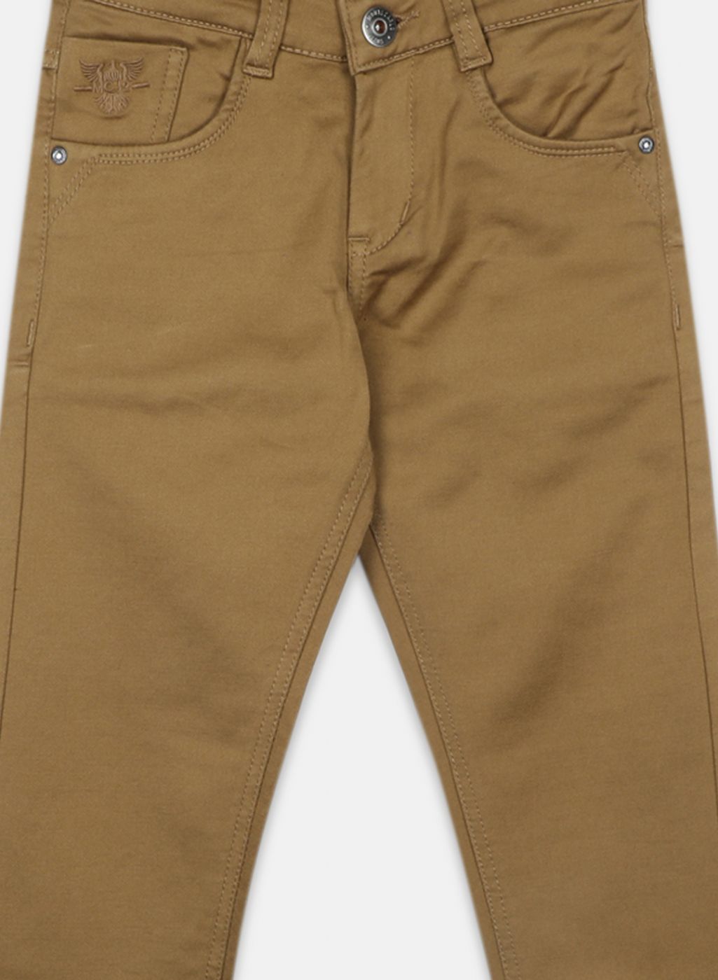 Boys Khaki Slim Fit Denim