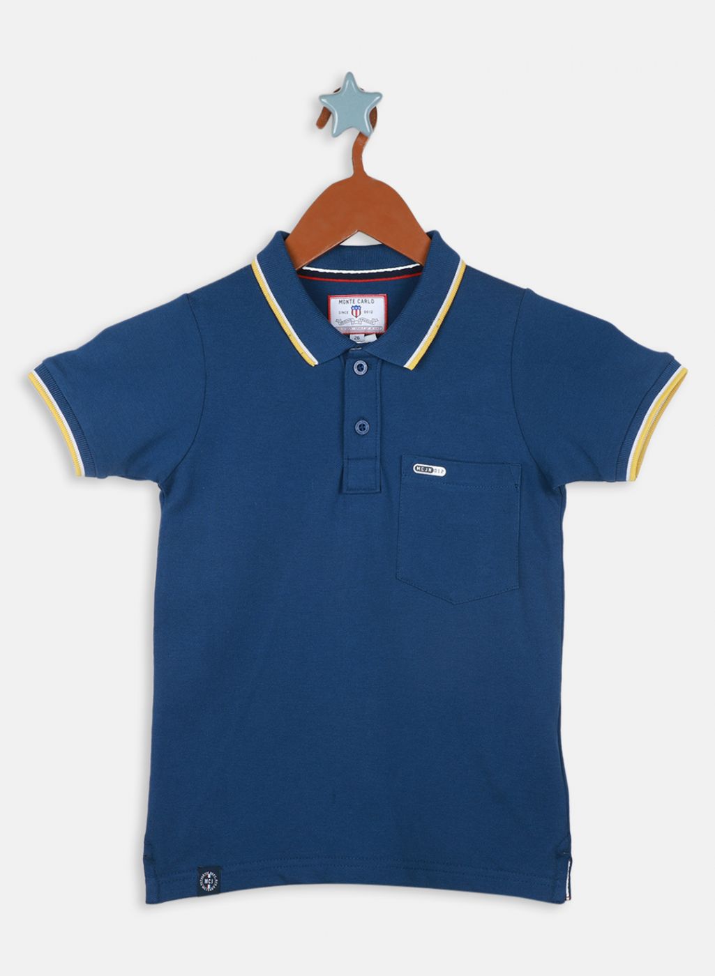 Boys Blue Printed T-Shirt