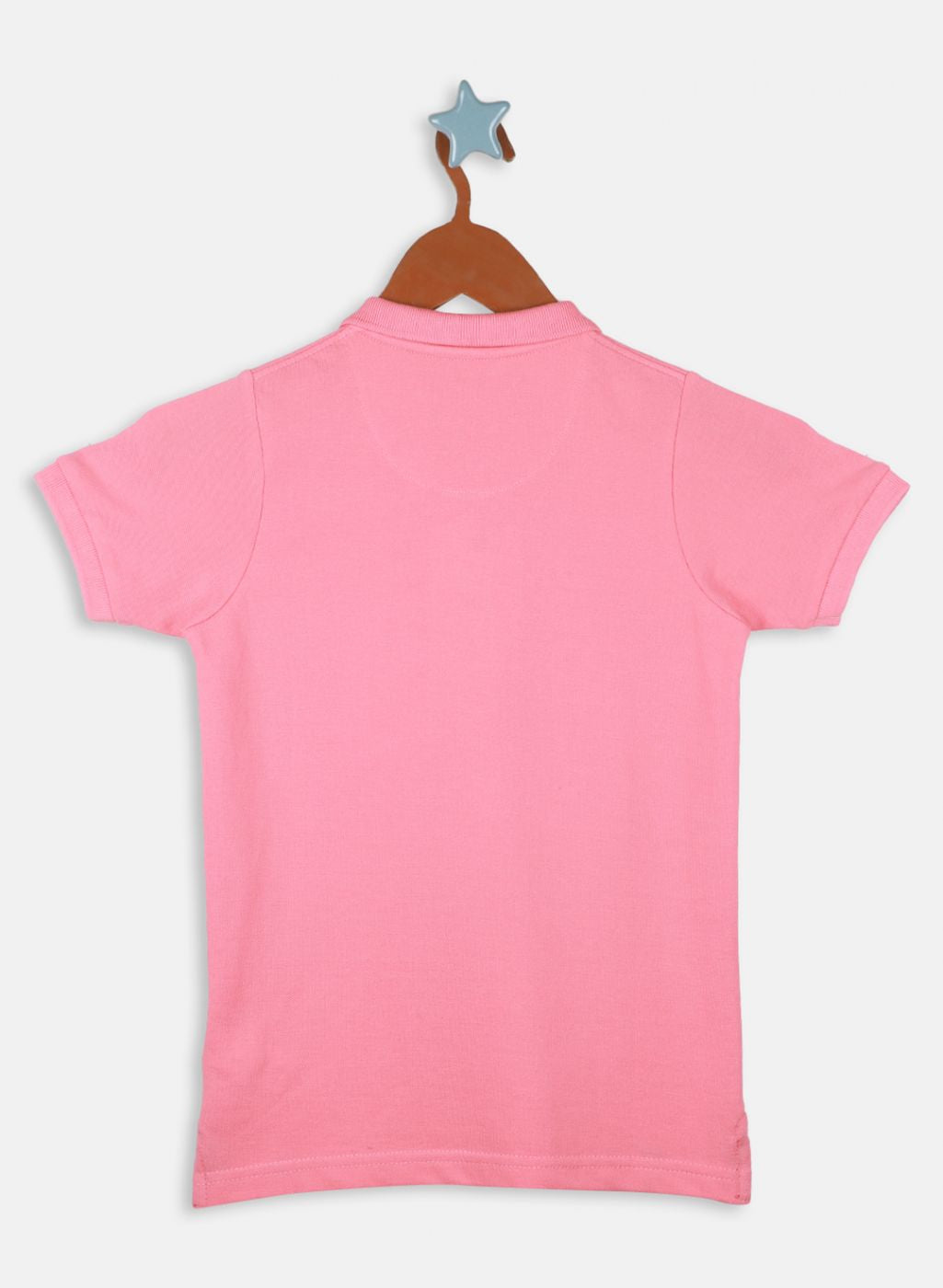 Boys Pink Printed T-Shirt