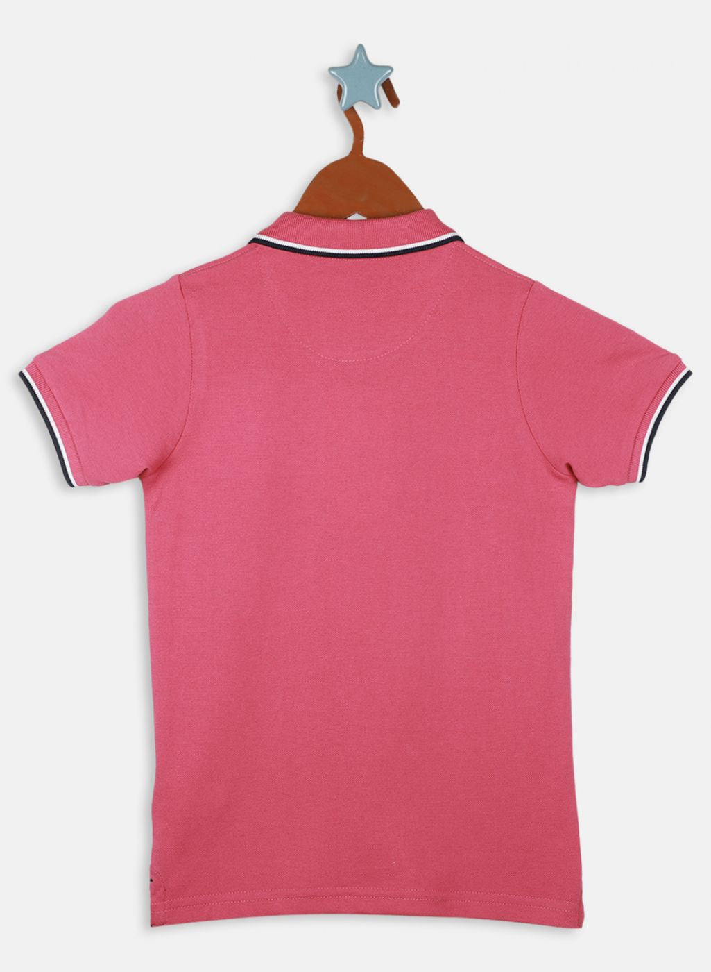 Boys Pink Printed T-Shirt