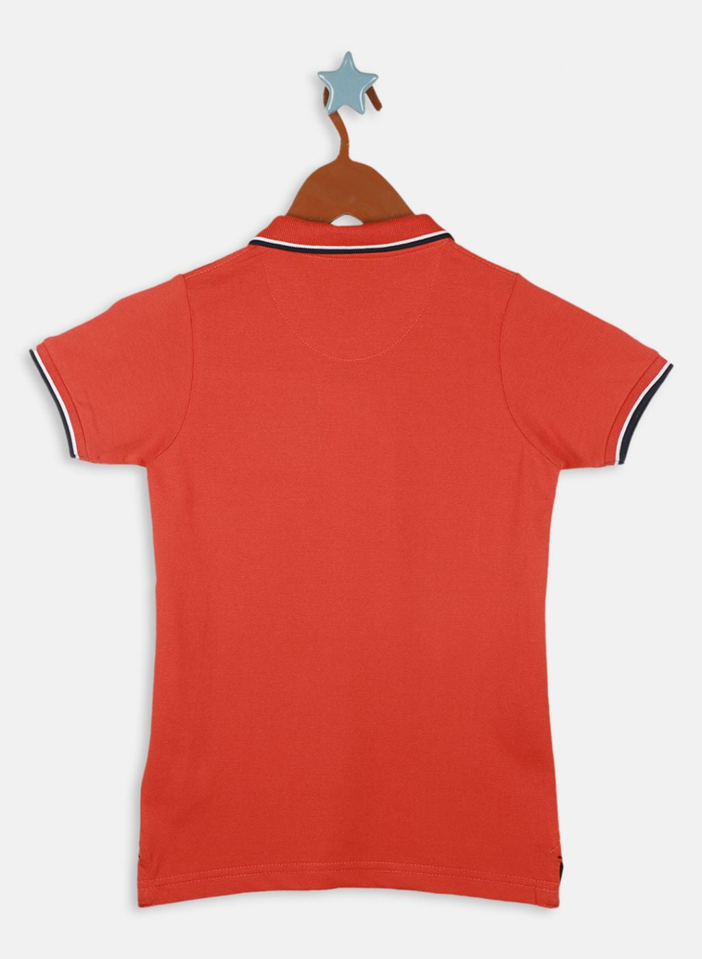 Boys Rust Orange Printed T-Shirt