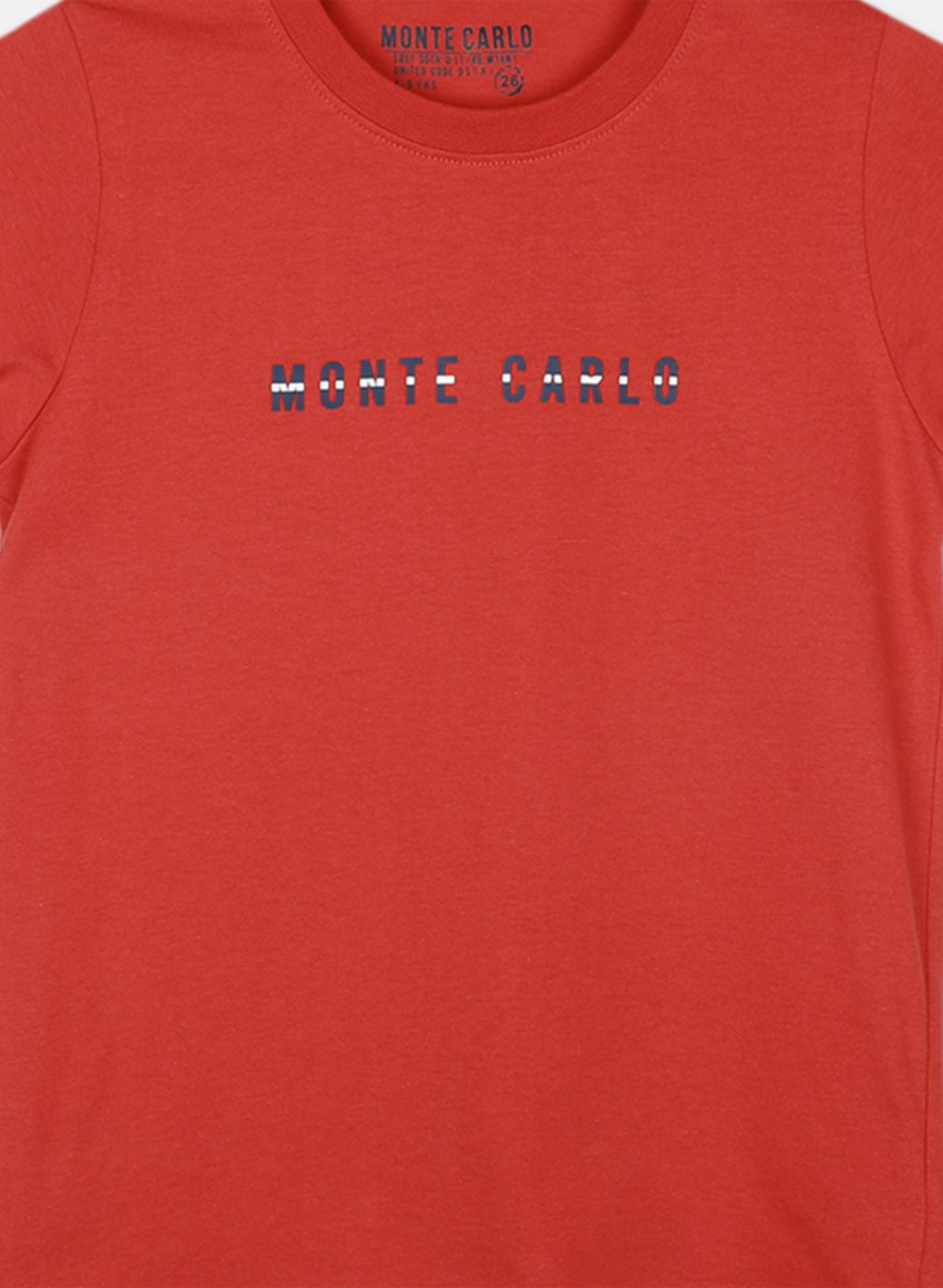 Boys Red Printed T-Shirt