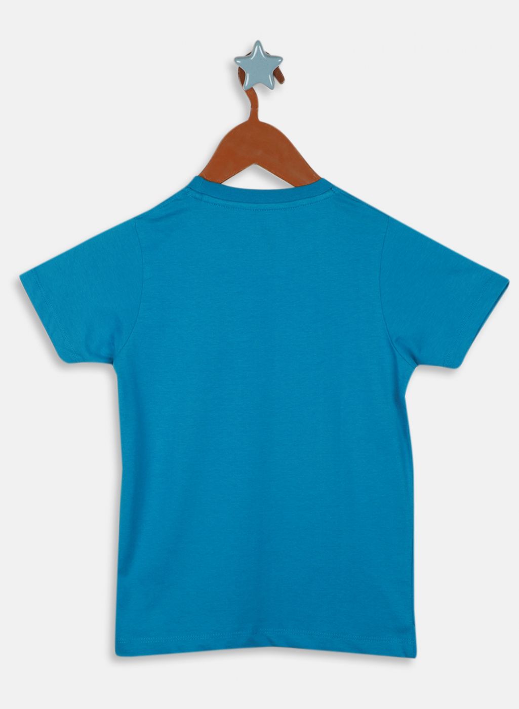 Boys Blue Printed T-Shirt