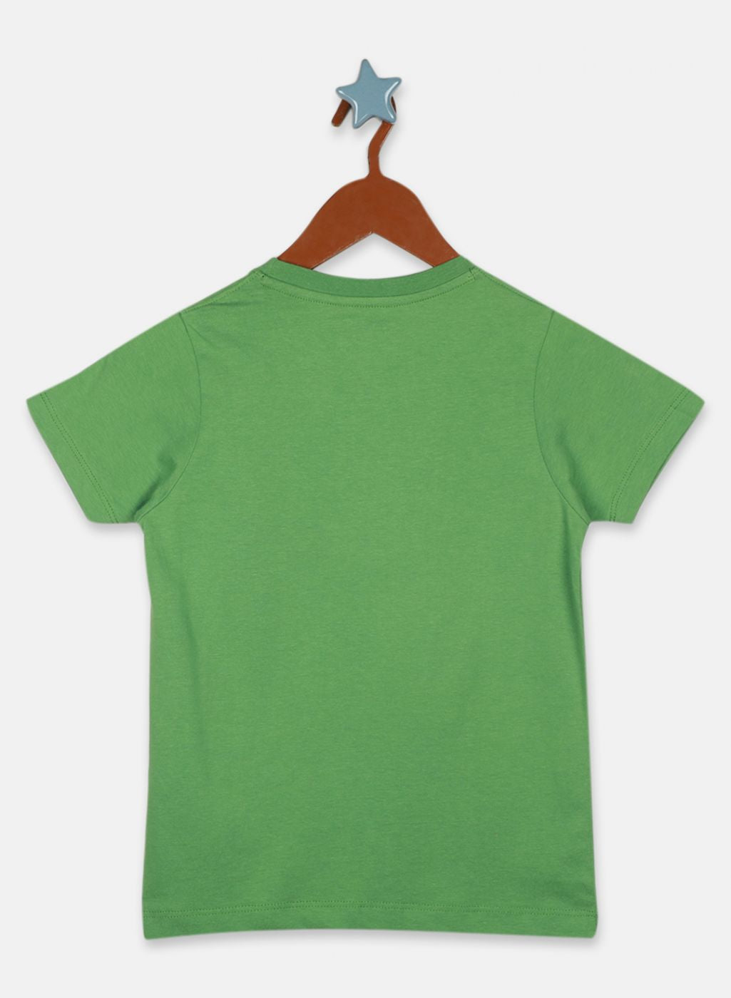 Boys Green Printed T-Shirt