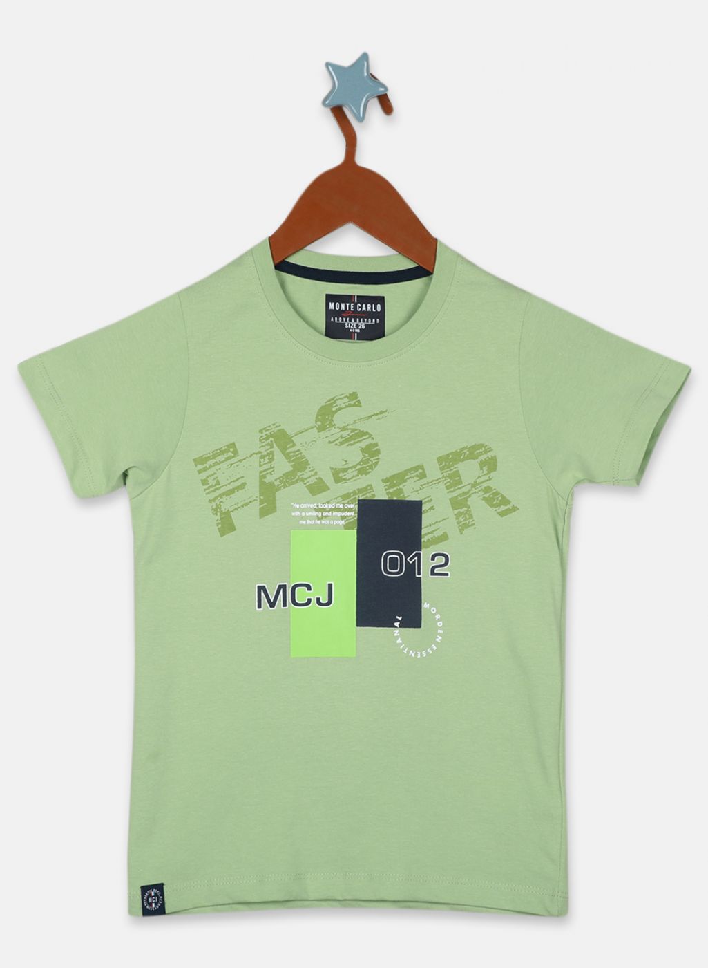 Boys Blue Printed T-Shirt