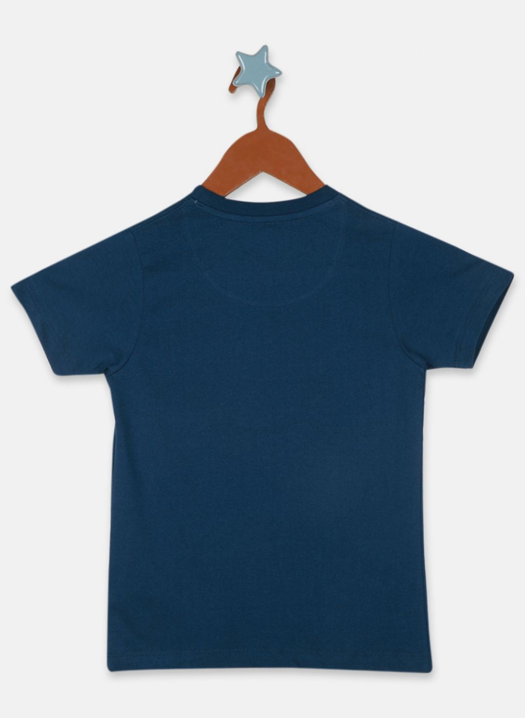 Boys Blue Printed T-Shirt