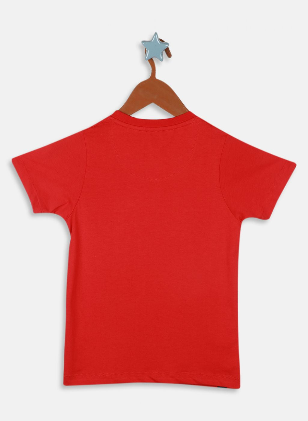 Boys Red Printed T-Shirt