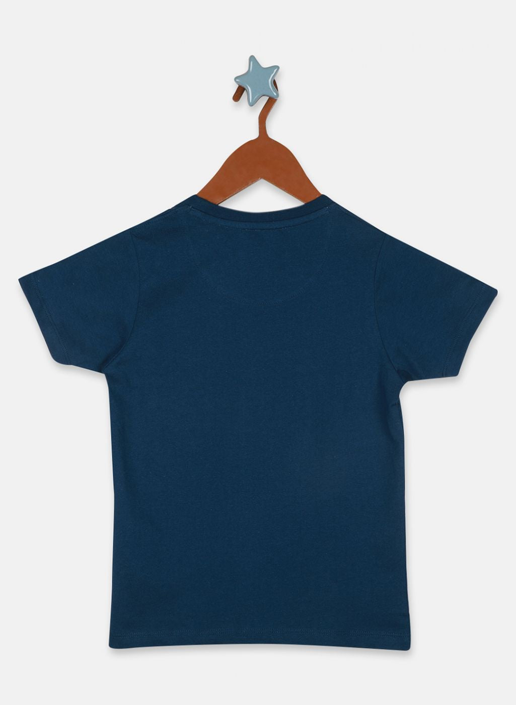 Boys Mustard Printed T-Shirt