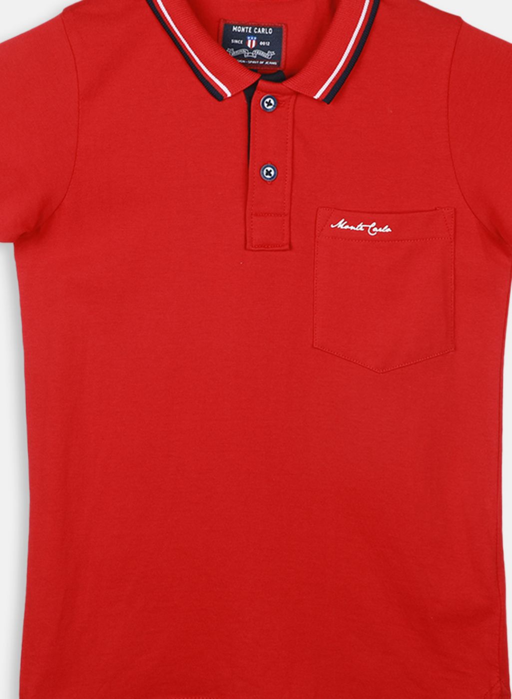 Boys Red Printed T-Shirt