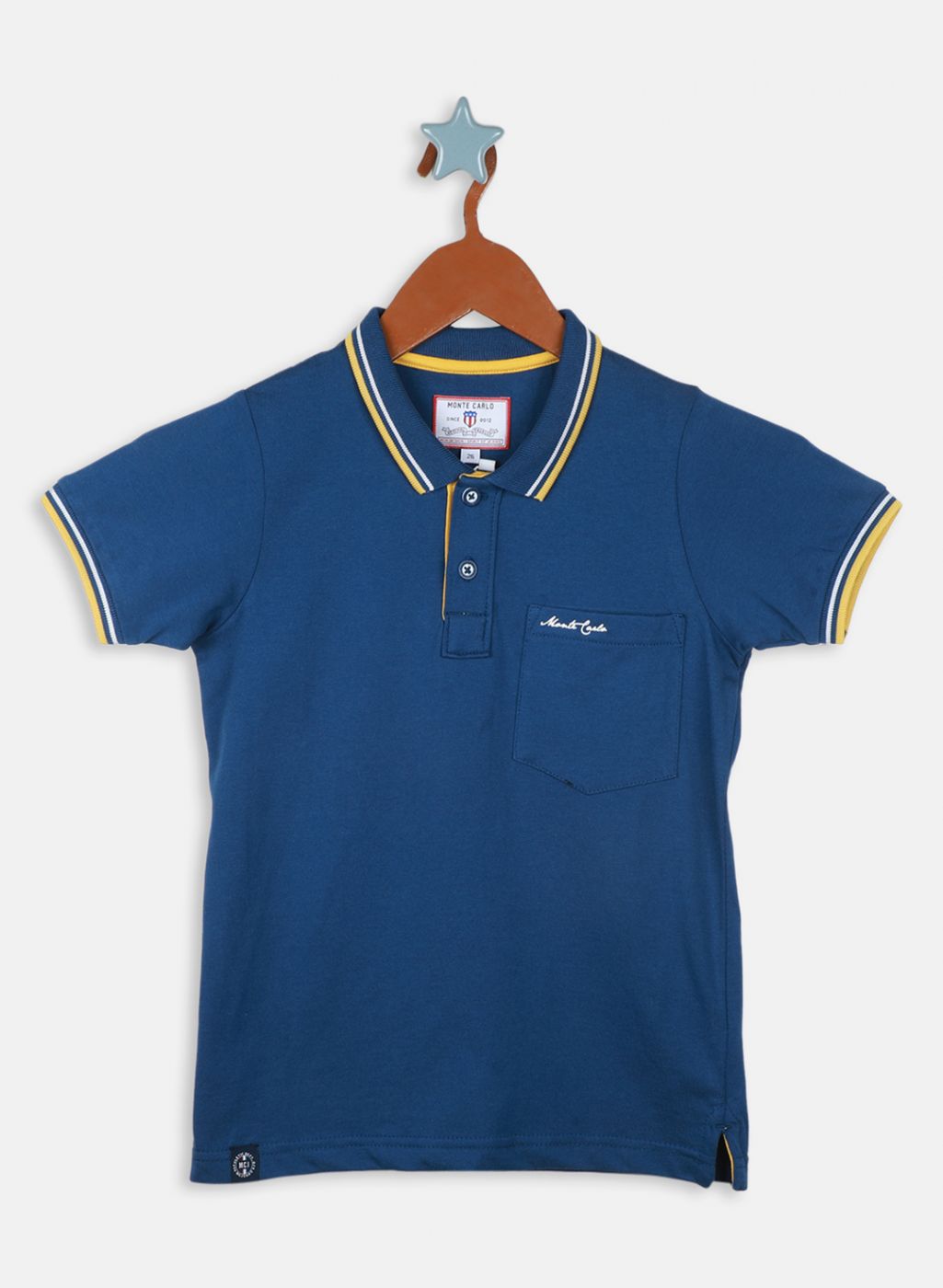 Boys Blue Printed T-Shirt