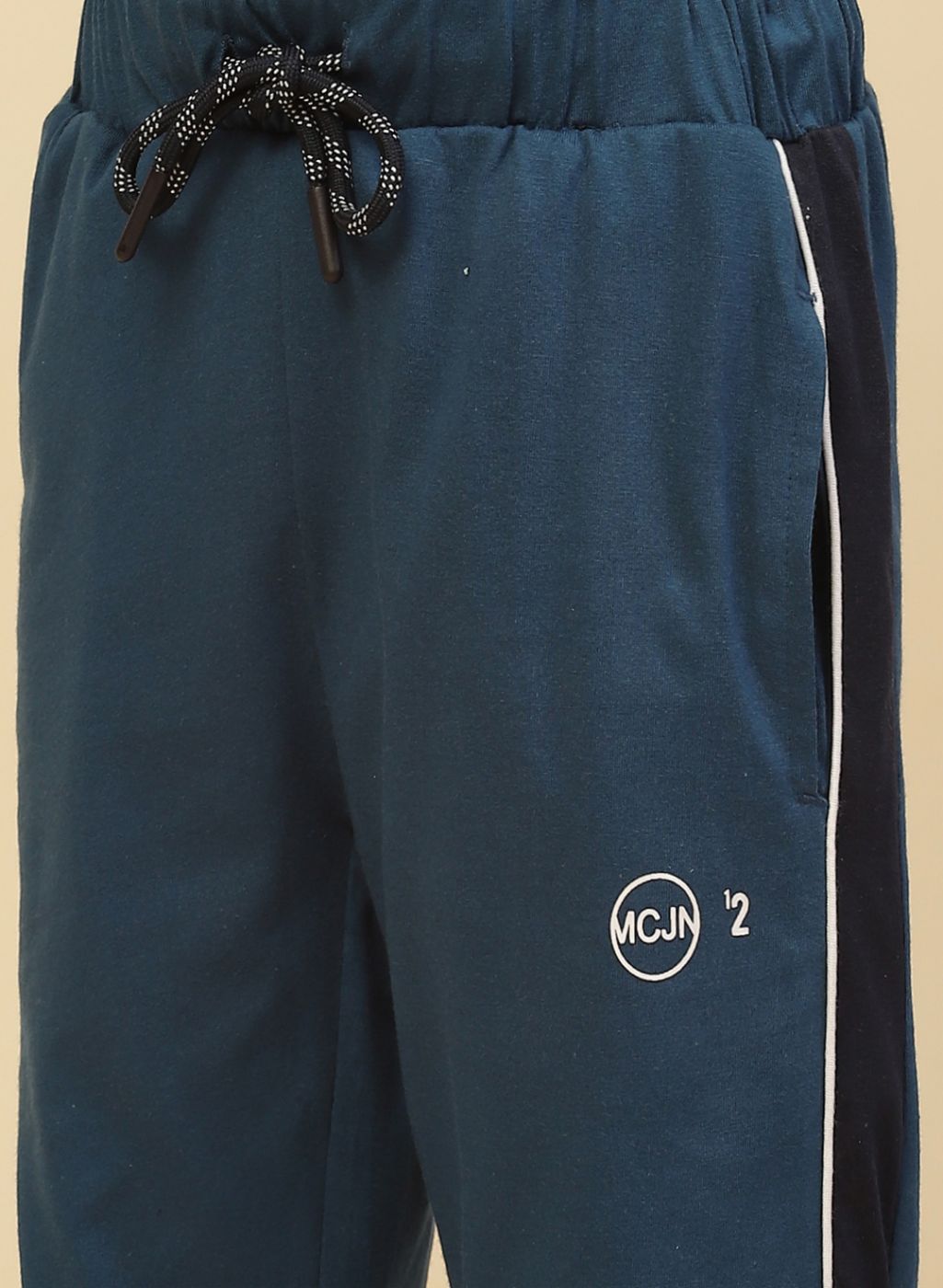 Boys Blue Printed Capri