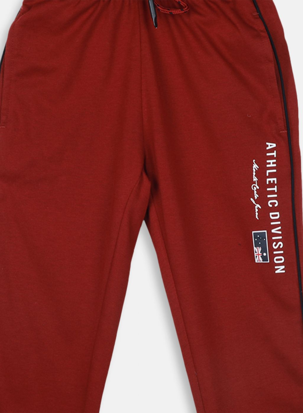Boys Maroon Regular Fit Lower