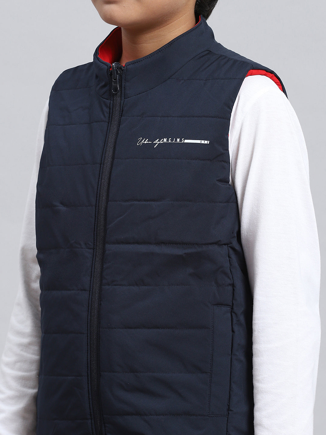 Boys Red & Blue Reversible Jacket