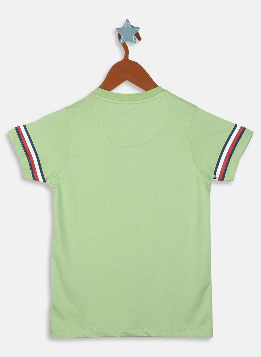 Boys Green Printed T-Shirt