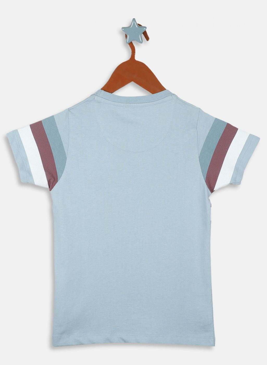 Boys Green Printed T-Shirt