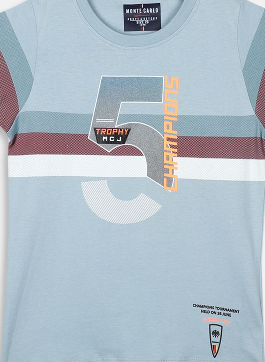 Boys Green Printed T-Shirt