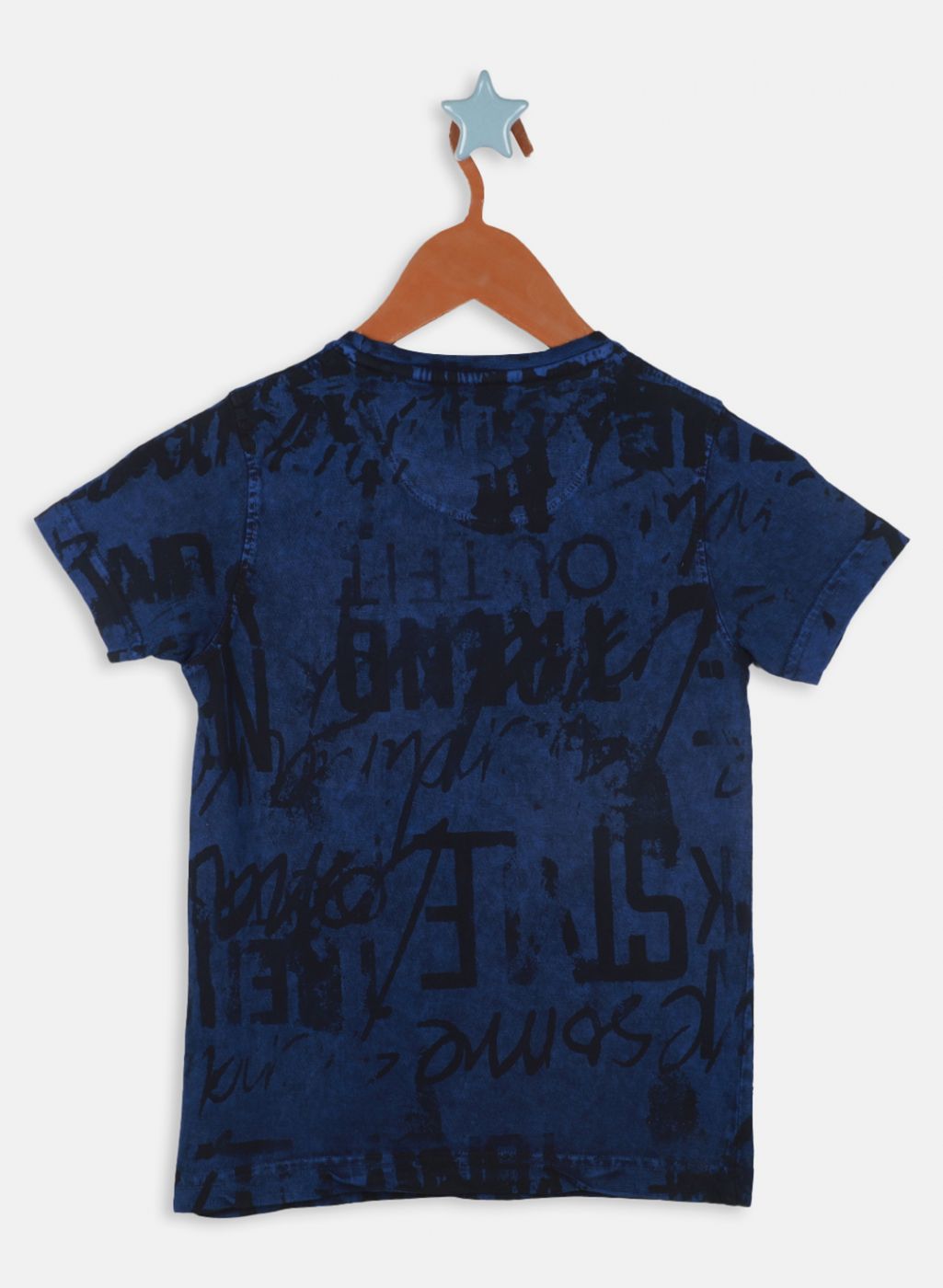 Boys Blue Heavy Wash T-Shirt