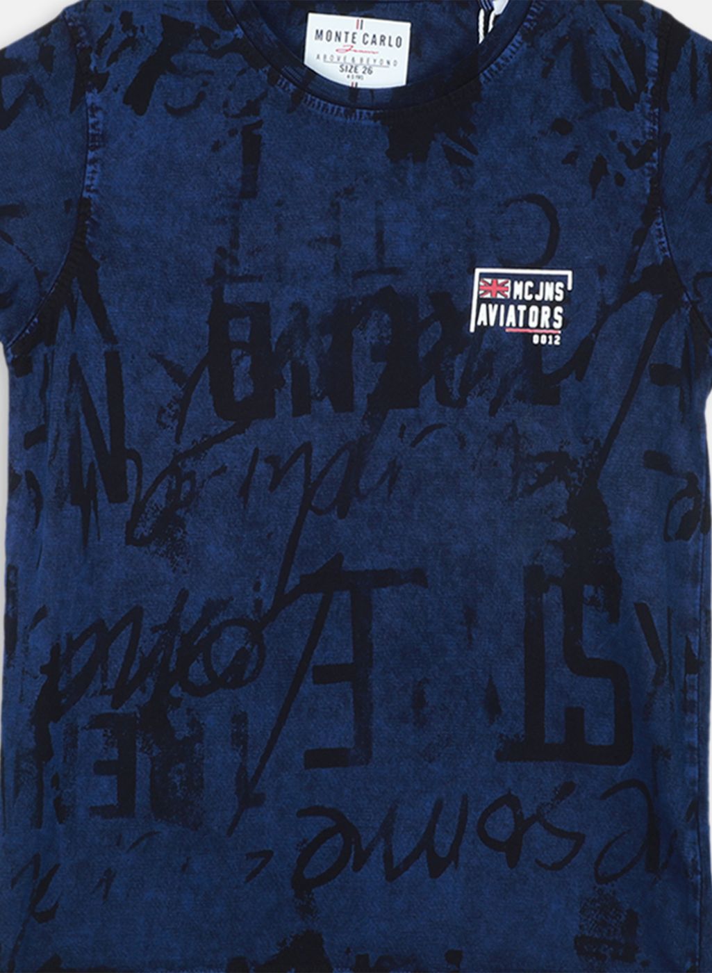 Boys Blue Heavy Wash T-Shirt