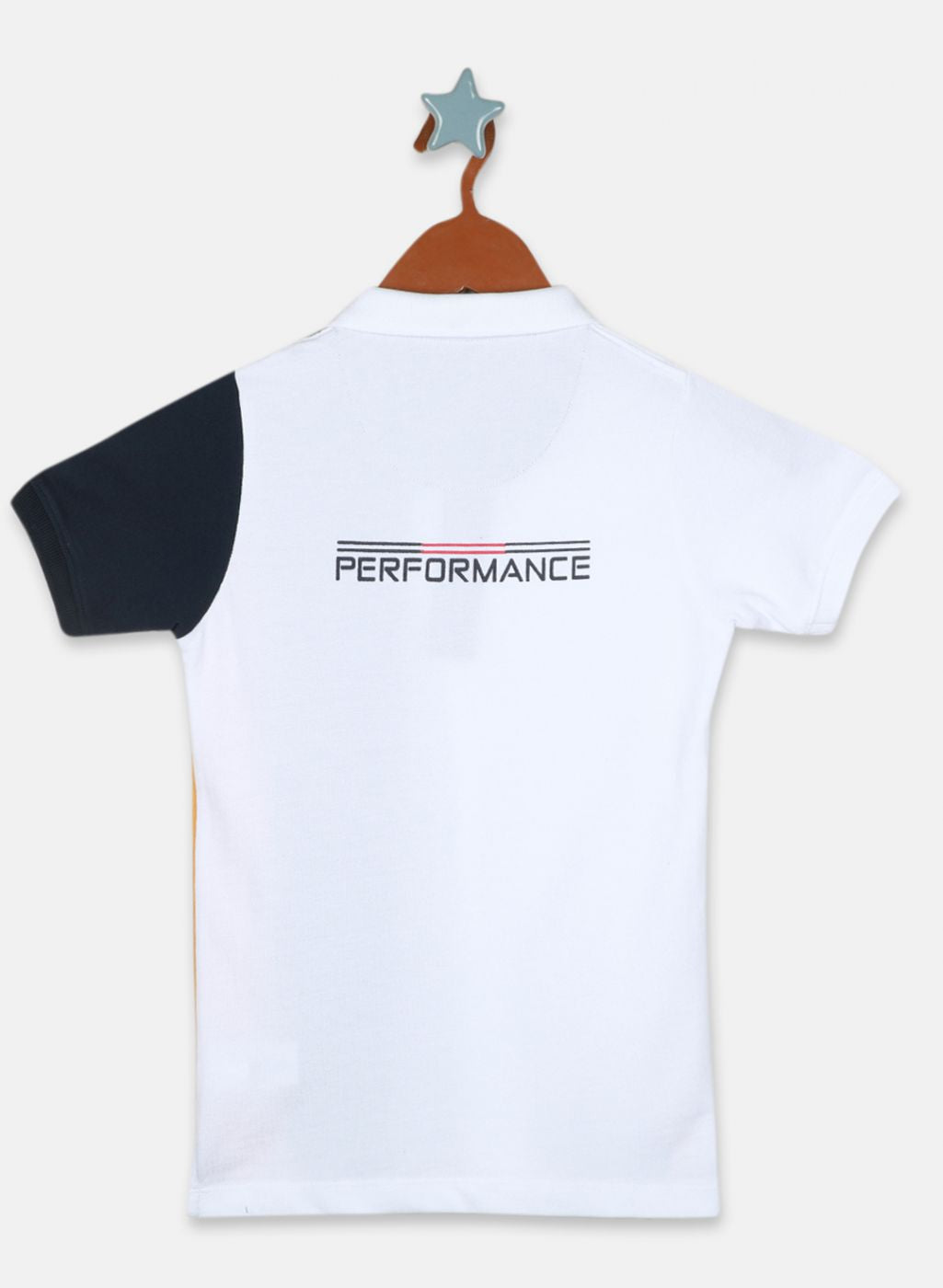 Boys White Printed T-Shirt